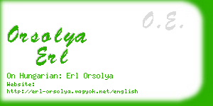 orsolya erl business card